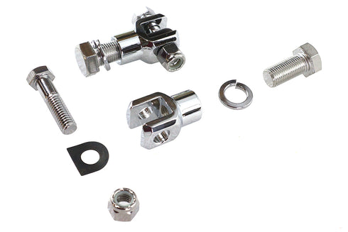 V-Twin Footpeg Mount Yoke Set Chrome - 27-0051