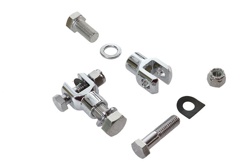 V-Twin Footpeg Mount Yoke Set Chrome - 27-0051