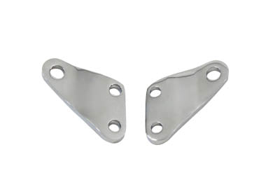 Wyatt Gatling Chrome Footpeg Mount Bracket Set - 27-0056