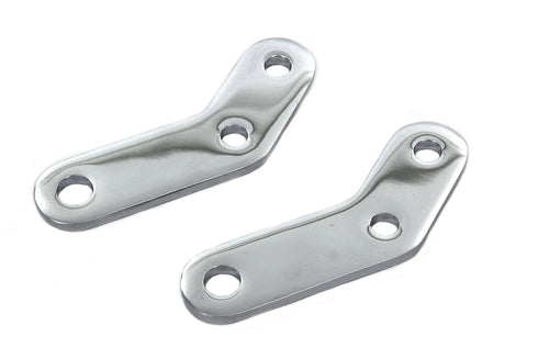 Wyatt Gatling Chrome Elevated Footpeg Mount Bracket Set - 27-0060