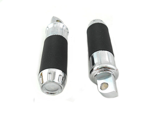Wyatt Gatling Chrome Plain Style Footpeg Set - 27-0095