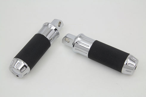 Wyatt Gatling Chrome Plain Style Footpeg Set - 27-0095