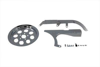 V-Twin Chrome Belt Guard Kit - 27-0157