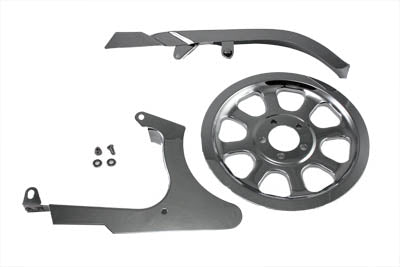 V-Twin Chrome Belt Guard Kit - 27-0159
