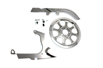 V-Twin Chrome Belt Guard Kit - 27-0161