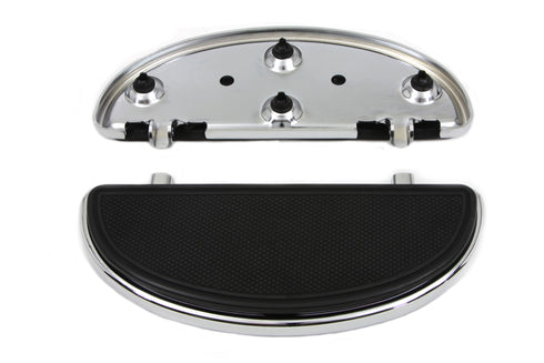 Wyatt Gatling Chrome Driver Half Moon Footboard Set - 27-0163