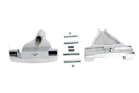 Wyatt Gatling Passenger Footboard Support Set Chrome - 27-0189