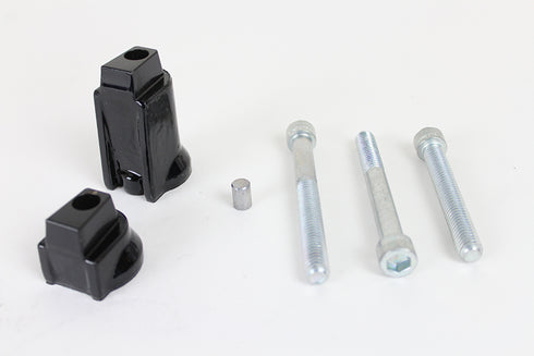 Wyatt Gatling Passenger Footboard Adapter Set Black - 27-0190