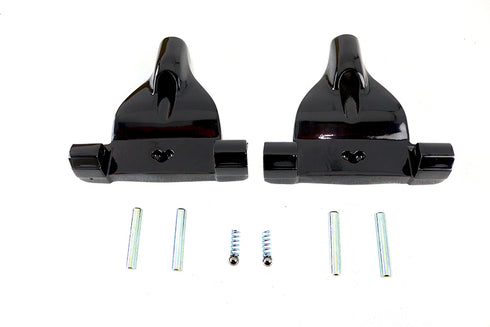 Wyatt Gatling Passenger Footboard Support Set Black - 27-0201