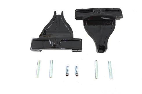 Wyatt Gatling Passenger Footboard Support Set Black - 27-0201
