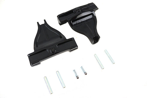 Wyatt Gatling Passenger Footboard Support Set Black - 27-0201