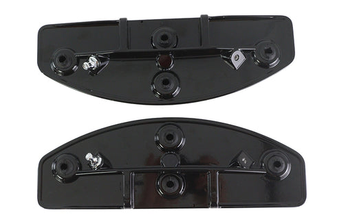 V-Twin M8 Footboard Kit Black - 27-0217