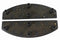 V-Twin M8 Footboard ISO Black Rubber Pad Set - 27-0218