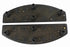 V-Twin M8 Footboard ISO Black Rubber Pad Set - 27-0218