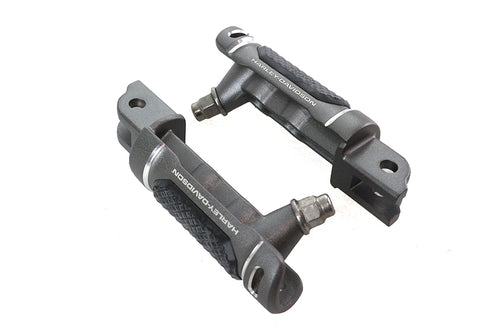 V-Twin M8 NYC Style Driver Footpeg Set Graphite - 27-0234