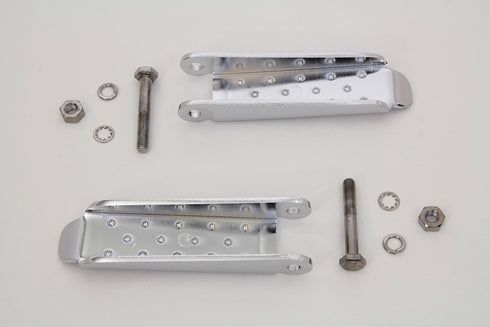 V-Twin Chrome Combat Footpeg Set - 27-0291