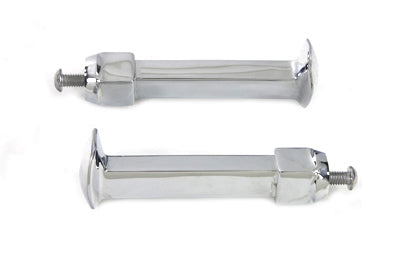 Wyatt Gatling Chrome Railroad Style Footpeg Set - 27-0310