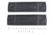 Colony Rubber Footboard Set - 27-0312