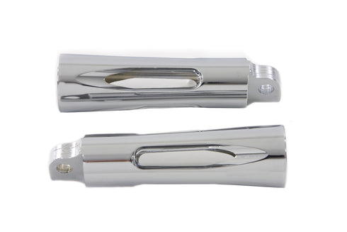 Wyatt Gatling Chrome Milled Style Footpeg Set - 27-0321