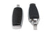 Wyatt Gatling Chrome Footpeg Set with Rubber Inlay - 27-0326