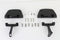 V-Twin Passenger Footboard Set Black - 27-0359