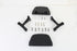 V-Twin Passenger Footboard Set Black - 27-0359