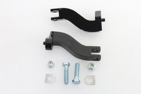 V-Twin Footpeg Mount Bracket Set Passenger Black - 27-0361