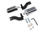 V-Twin Rail Style Adjustable Footpeg Kit Black - 27-0362