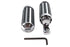 V-Twin Chrome Railer Style Footpeg Set - 27-0403