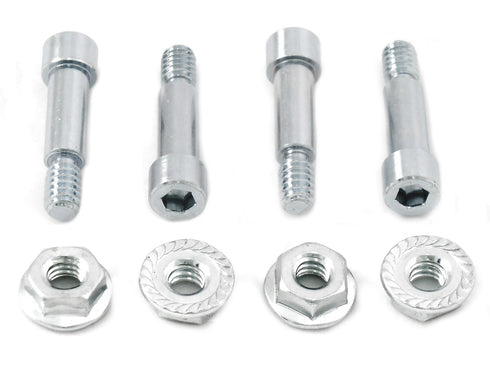 Wyatt Gatling Footboard Hinge Bolt Kit Zinc Plated - 27-0452