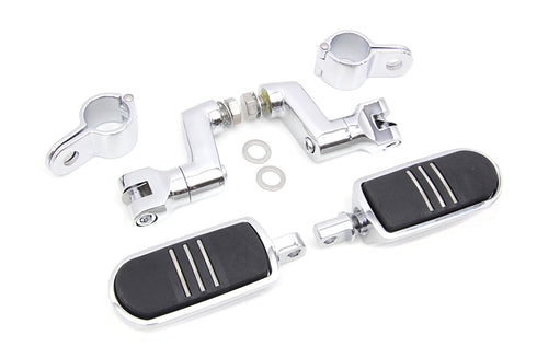 V-Twin Chrome Streamliner Footpeg Kit - 27-0485