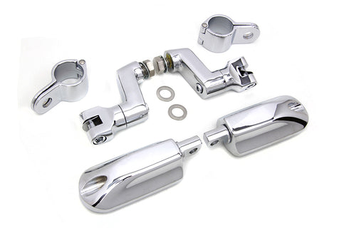 V-Twin Chrome Streamliner Footpeg Kit - 27-0485