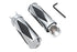 V-Twin Chrome Diamond Style Footpeg Set - 27-0554