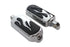 V-Twin Chrome Flame Style Footpeg Set - 27-0558