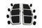 V-Twin Footboard Pad Set - 27-0570