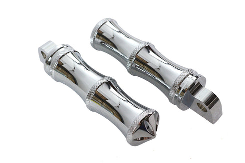 V-Twin Chrome Druid Style Footpeg Set - 27-0574