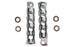V-Twin Chrome Hole Shot Style Footpeg Set - 27-0585