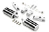 V-Twin Chrome Railer Style Footpeg Set - 27-0587