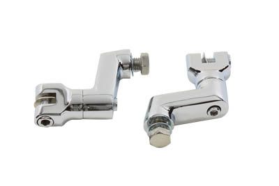 V-Twin Offset Footpeg Mount Kit Chrome - 27-0617
