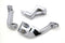 V-Twin Chrome Driver Replica Footpeg Mount Set - 27-0641