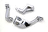V-Twin Chrome Driver Replica Footpeg Mount Set - 27-0641