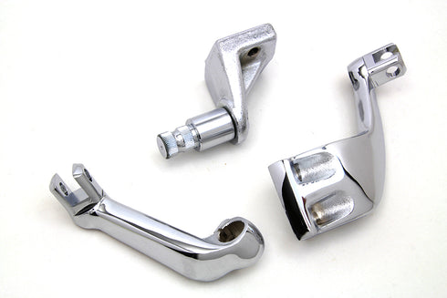V-Twin Chrome Driver Replica Footpeg Mount Set - 27-0641