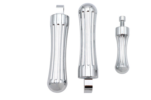 V-Twin Batique Style Footpeg Kit - 27-0682