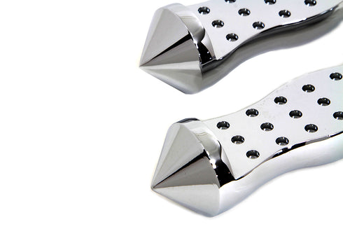 V-Twin Chrome Form Factor Footpeg Set Druid Style - 27-0715