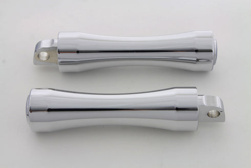 Wyatt Gatling Chrome Contour End Footpeg Set - 27-0725