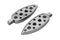 Wyatt Gatling Chrome Teardrop Footpeg Set - 27-0730