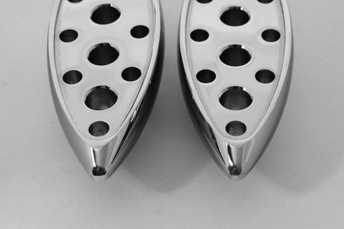 Wyatt Gatling Chrome Teardrop Footpeg Set - 27-0730