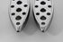 Wyatt Gatling Chrome Teardrop Footpeg Set - 27-0730