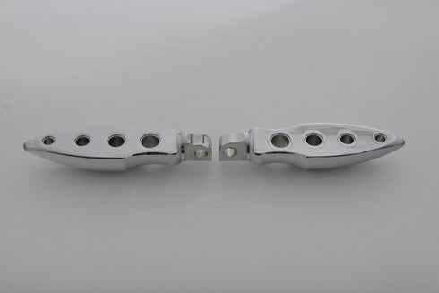 Wyatt Gatling Chrome Dagger Drilled Footpeg Set - 27-0733