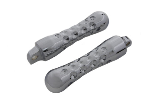 Wyatt Gatling Chrome Contour Agostinni Footpeg Set - 27-0735